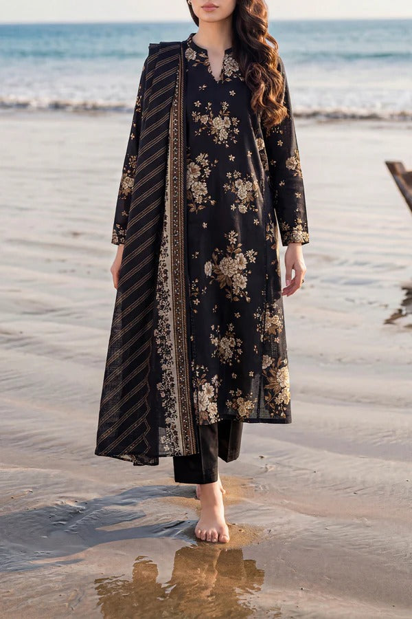 SAYA's Unstitched Printed Lawn 3 Piece