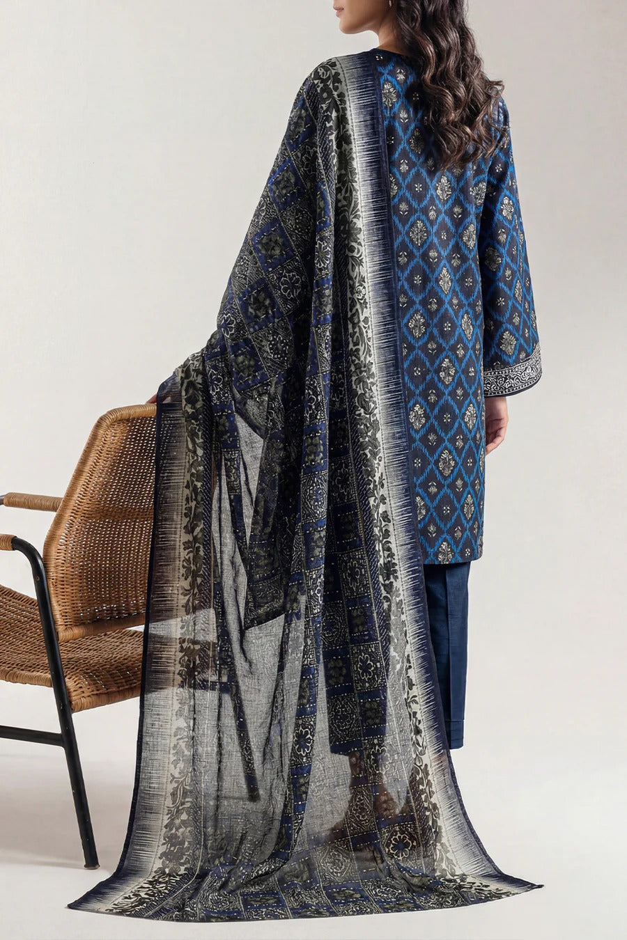 SAYA's Unstitched Printed Lawn 3 Piece
