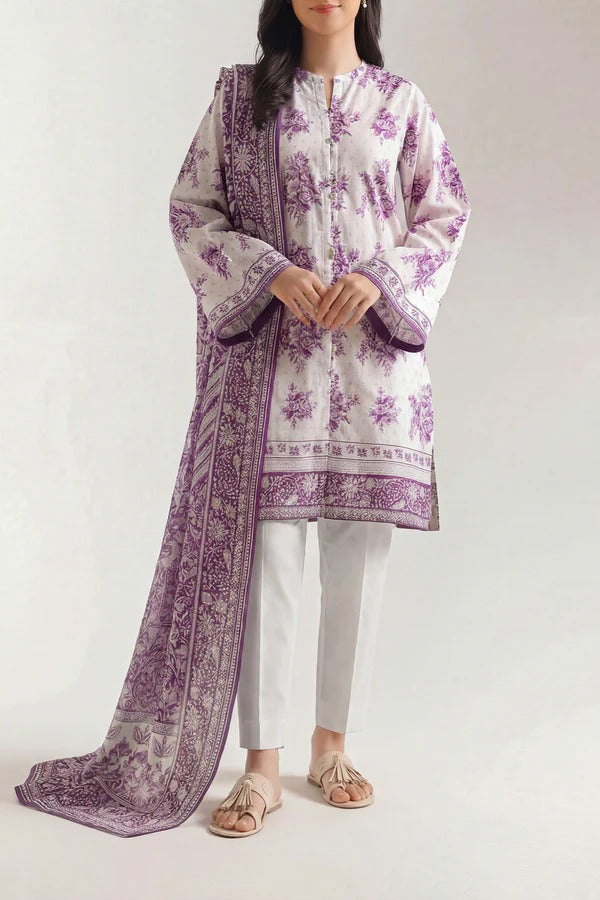 SAYA's Unstitched Printed Lawn 3 Piece
