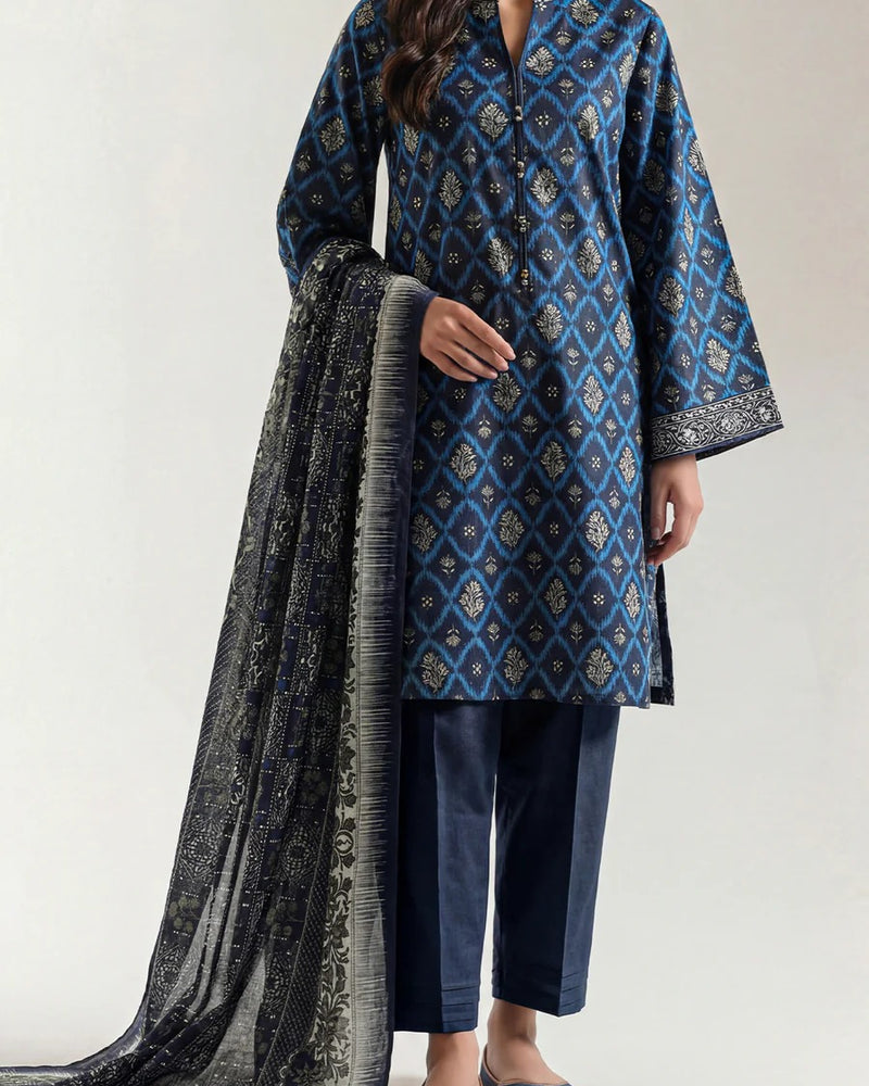 SAYA's Unstitched Printed Lawn 3 Piece