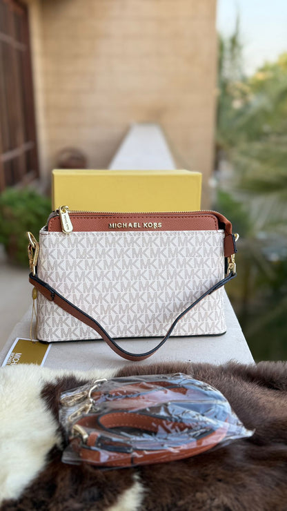 Michael Kors Jet Set Convertible Wristlet With Box